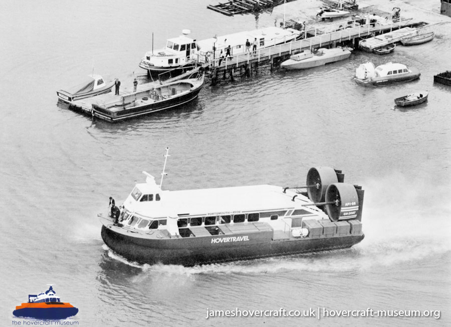 AP1-88 hovercraft on the Solent -  (credit: The <a href='http://www.hovercraft-museum.org/' target='_blank'>Hovercraft Museum Trust</a>).